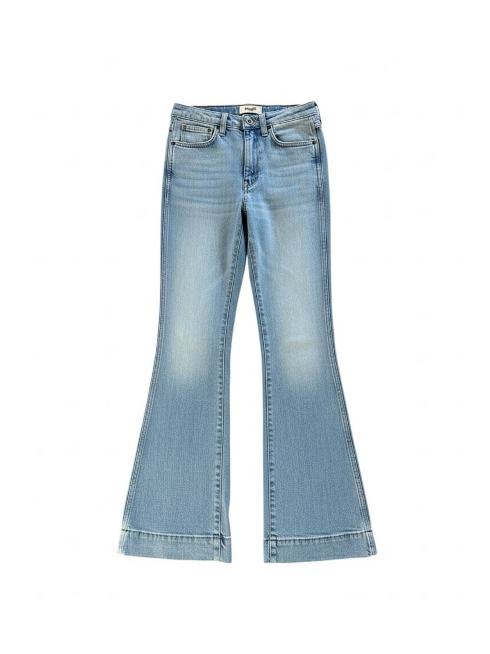 Women's Light Blue High-Rise Bootcut Jeans -
